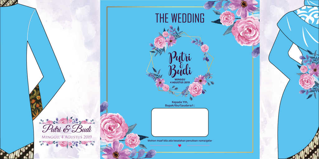 download gratis desain undangan pernikahan cdr